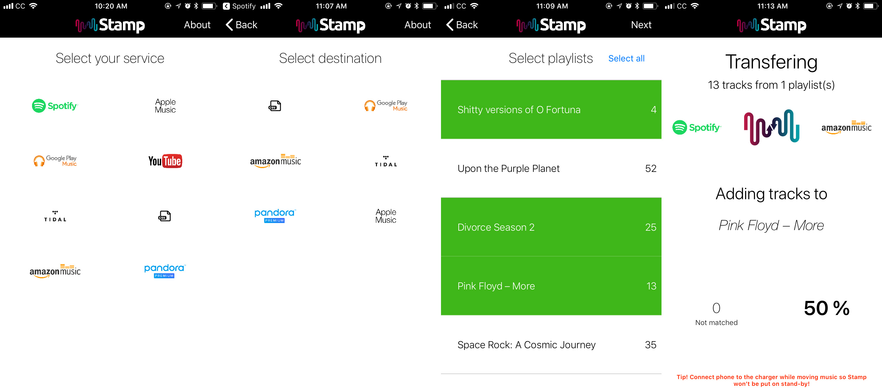 Il·lustració per a l’article titulat Move your Streaming Music Between Spotify, Apple i Google With SongShift and STAMP